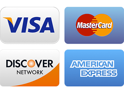 bhi-credit-card-logos Visa Mastercard Discover American Ecpress, Cash, Checks